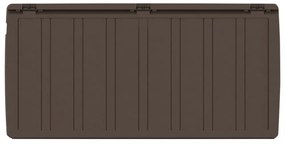 barna párnatároló láda 117 x 45,5 x 57,5 cm 270 L