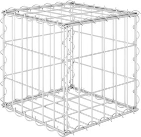 vidaXL kocka alakú acélhuzal gabion magaságyás 30 x 30 x 30 cm