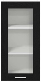 Függő szekrény Riga 2 pcs Fekete tölgy 40 x 31 x 80 cm Faanyag