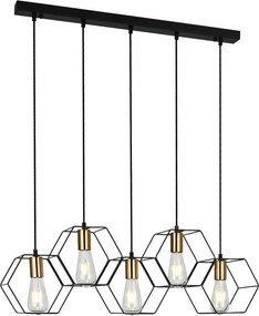 Italux Modern Függeszték Aina Fekete ITXPND-74889-5-BK