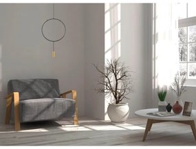 Klausen 111039 - Csillár zsinóron ARCADE 1xGU10/5W/230V fekete/arany