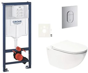 Függesztett WC-készlet könnyű falakhoz / előfalra szerelhető SAT Infinitio SIKOGRSIN11A
