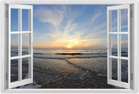 Poszterek 90x60 Naplemente a tengerparton