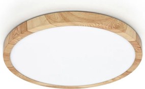 ITALUX PLF72836300R24WWO ALATA Kerek Mennyezeti Lámpa Opál, Faipari LED IP20