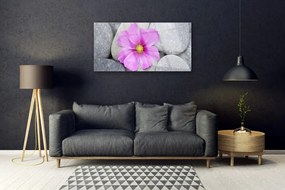 Fali üvegkép Spa virág növény 100x50 cm