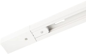 Modern sínrendszer 6 fehér spotlámpával, 1 fázisú, 200 cm - Iconic Jeana