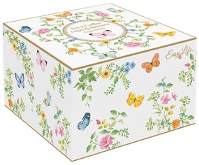 Pillangós porcelán eszpresszó kávés csésze 2 személyes díszdobozban Dancing Butterflies