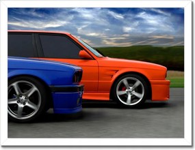 Poszterek keretben 40x30 Bmw versenyek