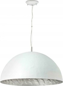 Faro Magma függeszték, design lámpa, fehér/ezüst, üvegszálas, E27