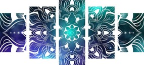 5 részes kép modern Mandala keleti mintával