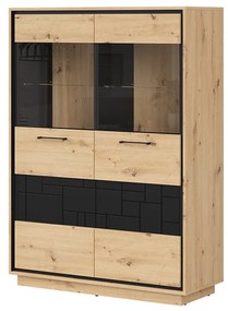 Vitrin Pont REG2W (artisan tölgy + matt fekete). Akció -18%. 1063042