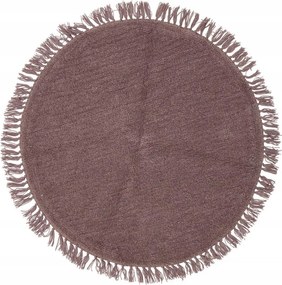 Bloomingville Lenea Gyapjú szőnyeg 110 cm Lila