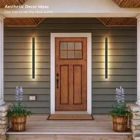 Brilagi - LINEAR LED kültéri fali lámpatest 22W/230V 4000K IP65 antracit