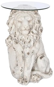 Neoklasszikus oroszlán kisasztal 72 cm