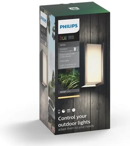Philips 16472/93/P0 - LED Kültéri lámpa Hue TURACO 1xE27/9,5W/230V IP44