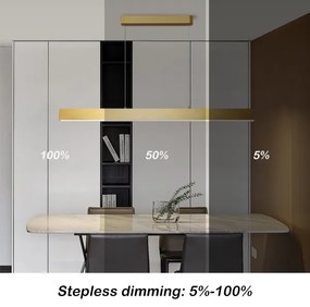 Brilagi - SLEEKLINE SMART LED 40W 230V Wi-Fi Tuya arany csillár+DO