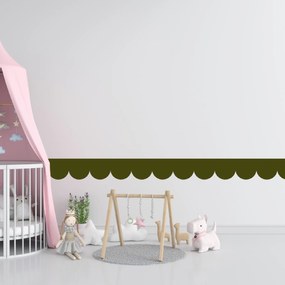 PIPPER. Textil öntapadó tapéta - Mini Ív - Khaki színű Szín: Sötét