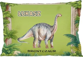 Brontosaurus Dinoszauruszok névvel ellátott párna rendelésre