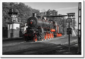 Poszterek keretben 60x40 Gőzmozdony Mozdony