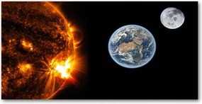 Fotótapéta üvegfalra Naprendszer 140x70