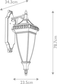 Kichler VENETIAN RAIN KL-VENETIAN2-L Fali lámpa 3x60W/E14 IP44