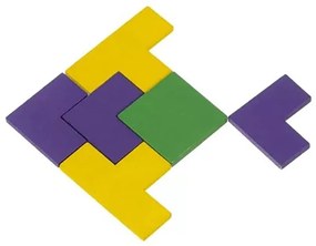 Fából készült kirakó – oktató puzzle gyerekeknek