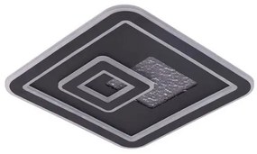 LED Dimmelhető mennyezeti lámpa LED/110W/230V fekete + távirányítás