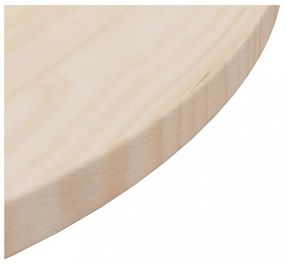 tömör fenyőfa asztallap Ø60 x 2,5 cm