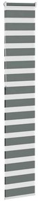zebrafüggönnyel sötét szürke szövetszélesség 45,9 cm poliészter