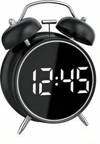 Retro elektronikus ébresztőóra hangos riasztással és jól olvasható Led kijelzővel