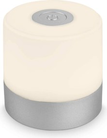 Briloner Led asztali lámpa 7cm, Usb-c, 2W, 150lm, króm, IP44 újratölthető