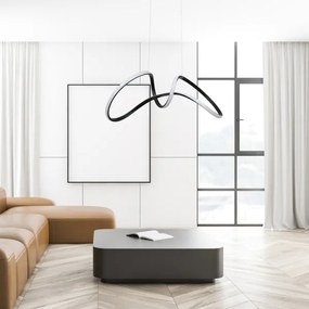 LED Csillár zsinóron TESORO LED/48W/230V fekete