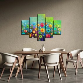 Kép - Absztrakt virágok (150x105 cm)