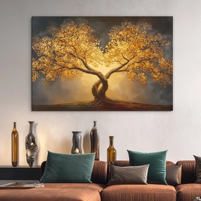 DUBLEZ | Fából készült kép - Arany életfa