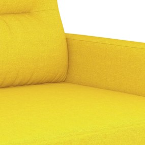 vidaXL világossárga szövet kanapéfotel 60 cm