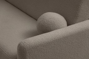 Nido ágyazható háromszemélyes kanapé 140 cm tárolóval - bézs boucle Quelle 16