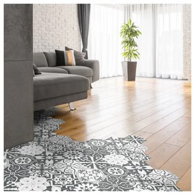Hexagons Rosito 10 db-os padlómatrica szett, 20 x 18 cm - Ambiance