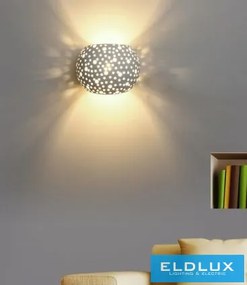 UNIVERSO Gipsz fali lámpa 1xG9 150x130x130mm IP20 fehér