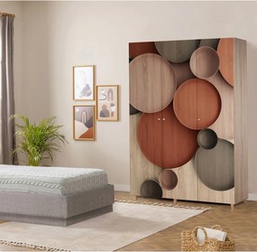 Lena gardróbszekrény, 135 cm – TR869VEL8666
