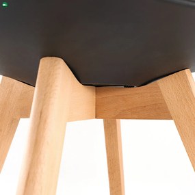 Silla 120 4+1 étkező garnitúra fekete-fekete