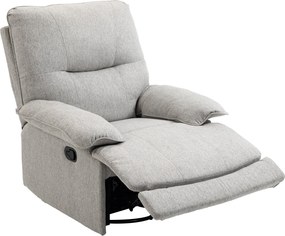 HOMCOM Dönthető TV Fotel Funkcióval, Lenhatású, Forgatható TV Fotel Zsebspring Rendszerrel, Lábpihentető, Nappaliba, Hálószobába, 160 kg Teherbírásig,