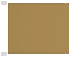 bézs oxford-szövet függőleges napellenző 180 x 800 cm