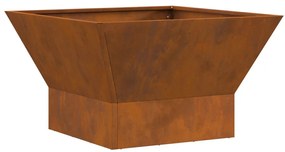 Tűzrakó Barna 60 x 60 x 35 cm Acél