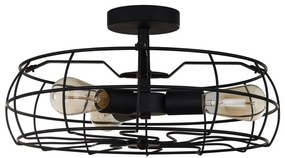 ITALUX MXM-2580_3-BK RAYO Loft Mennyezeti Lámpa Fekete E14 IP20