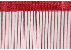Piros függöny ajtóra 100x200 cm String – Mendola Fabrics