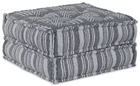 Moduláris Puff Szürke 70x70x36 Szövet
