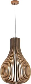 Tömör fa lámpa E27 / 380 - WRE092