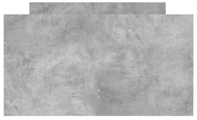 betonszürke ágykeret fiókokkal 90x190 cm