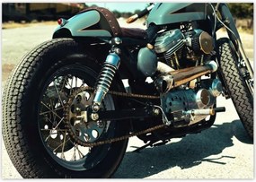 Poszterek 100x70 Klasszikus motorkerékpár Motor