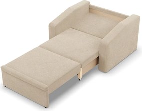 Vertico fekvőfotel, 80 cm széles, kordbársony, bézs
